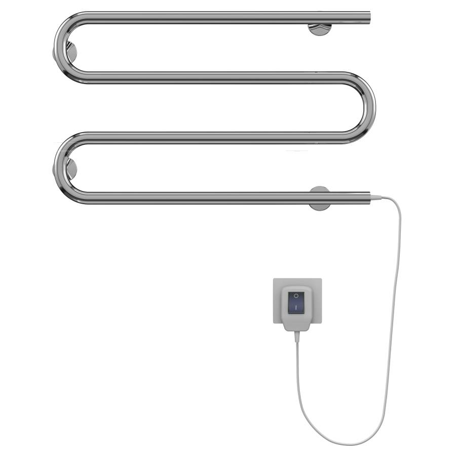 Фото Полотенцесушитель электрический Terminus Электро 25 М-обр, 600×350, артикул 4620768883927