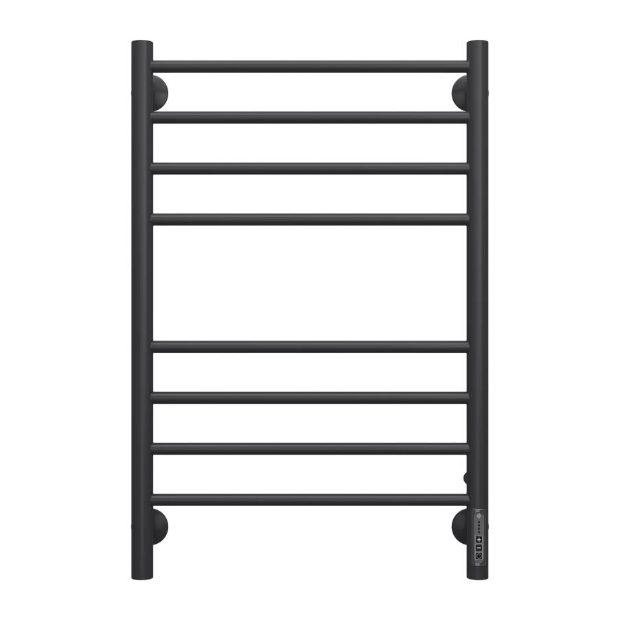 Фото Полотенцесушитель электрический Terminus Аврора П8 500×800, RAL 9005 матовый, встроенный диммер, артикул 4670078527493