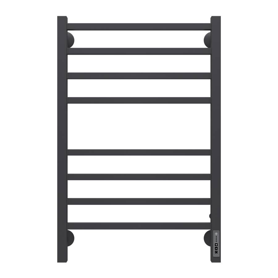 Фото Полотенцесушитель электрический Terminus Ватикан П8 500×800, RAL 9005 матовый, встроенный диммер, артикул 4670078527554