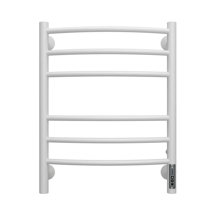 Фото Полотенцесушитель электрический Terminus Классик П6 450×600, RAL 9003 матовый, встроенный диммер, артикул 4670078527561