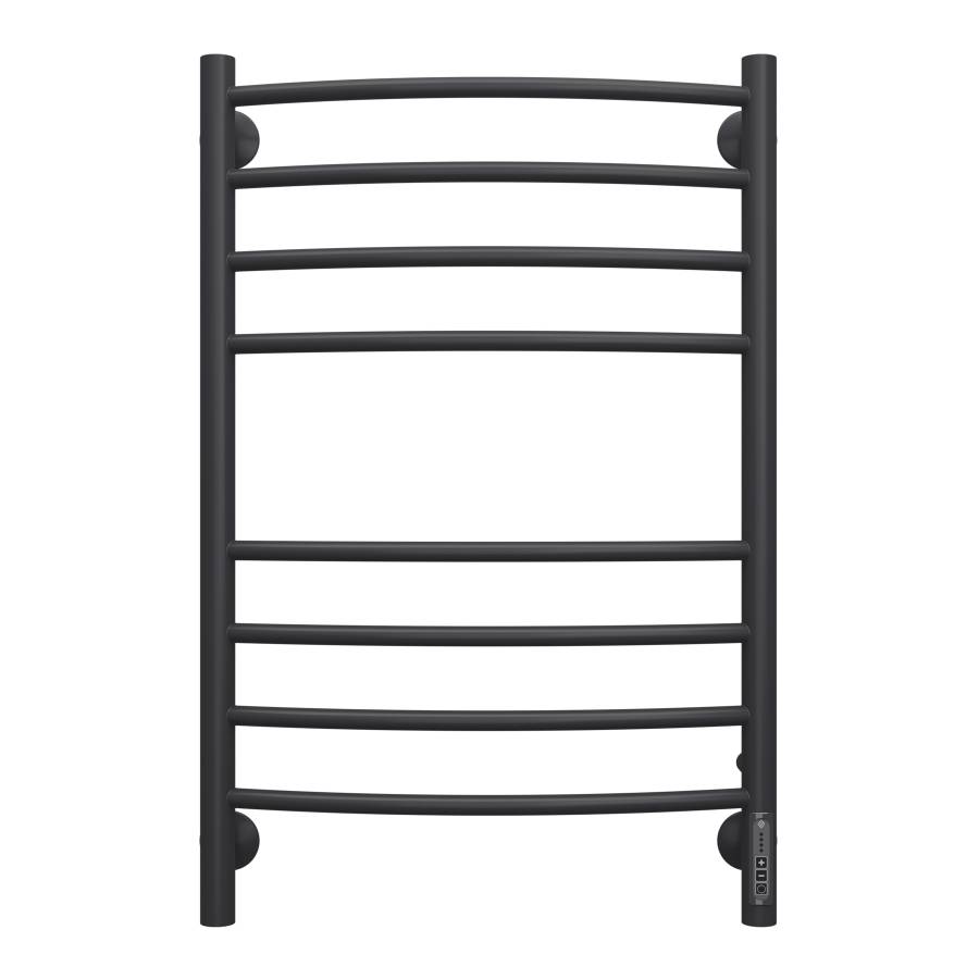 Фото Полотенцесушитель электрический Terminus Классик П8 500×800, RAL 9005 матовый, встроенный диммер, артикул 4670078527608