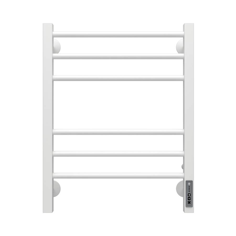 Фото Полотенцесушитель электрический Terminus Сицилия П6 450×600, RAL 9003 матовый, встроенный диммер, артикул 4670078527615