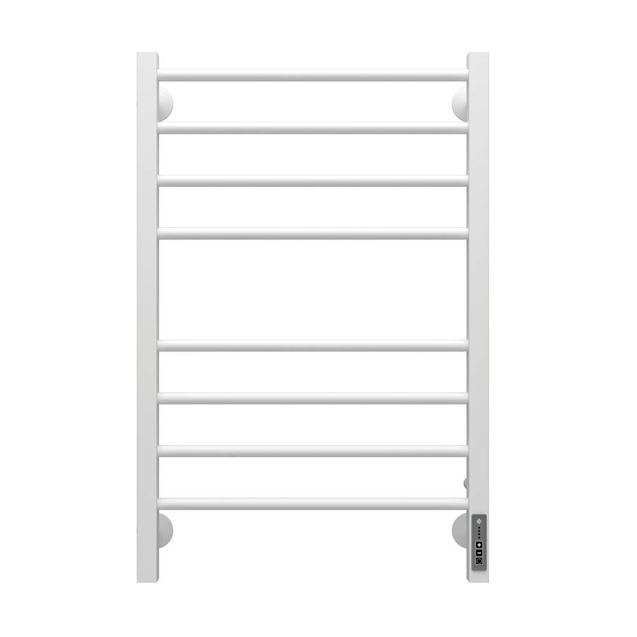 Фото Полотенцесушитель электрический Terminus Сицилия П8 500×800, RAL 9003 матовый, встроенный диммер, артикул 4670078527639