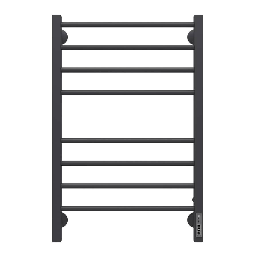 Фото Полотенцесушитель электрический Terminus Сицилия П8 500×800, RAL 9005 матовый, встроенный диммер, артикул 4670078527646